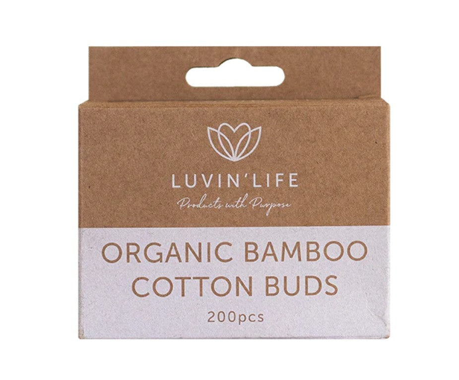 Luvin Life Organic Bamboo Cotton Buds
