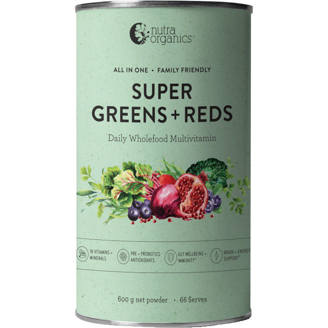 Nutra Organics Super Greens + Reds