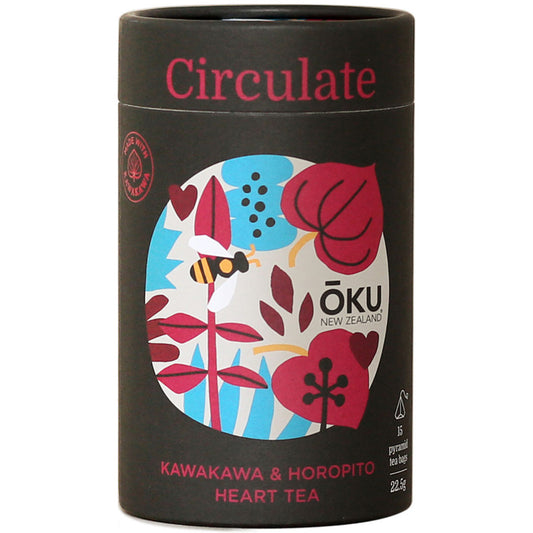 Oku Circulate Kawakawa & Ginkgo Heart & Brain Tea