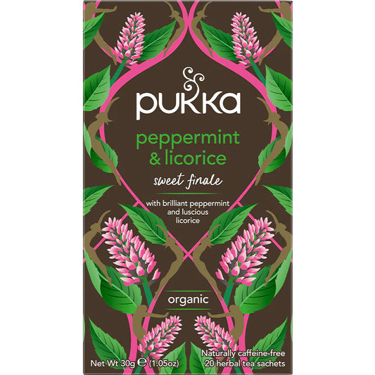 Pukka Herbs Peppermint & Licorice Tea