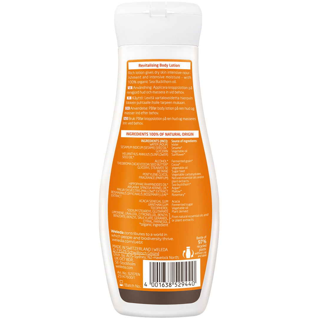 Weleda Revitalising Body Lotion - Sea Buckthorn