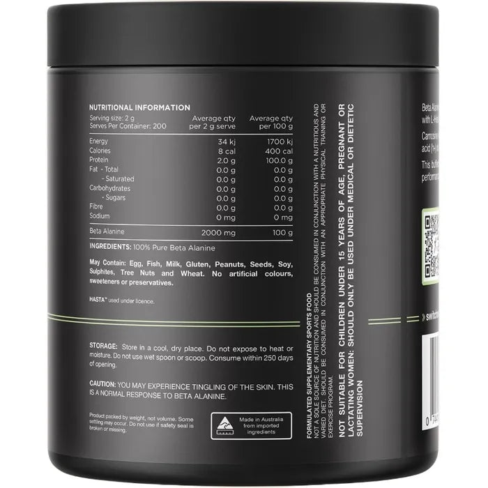 Switch Nutrition Beta Alanine