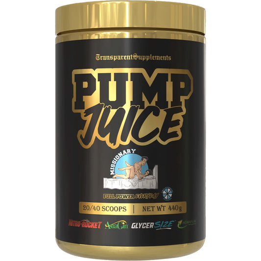 Transparent Supplements Pump Juice Performance Pre-Workout