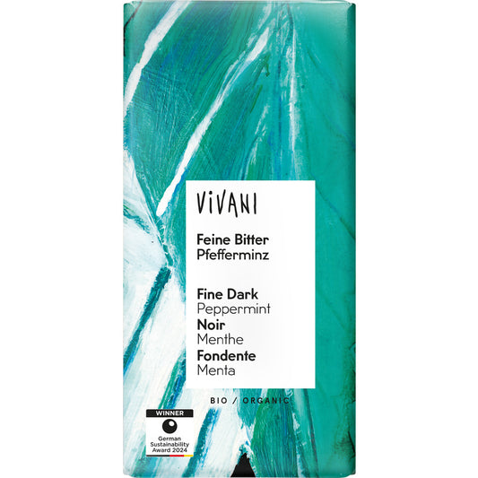 Vivani Fine Dark Peppermint Chocolate