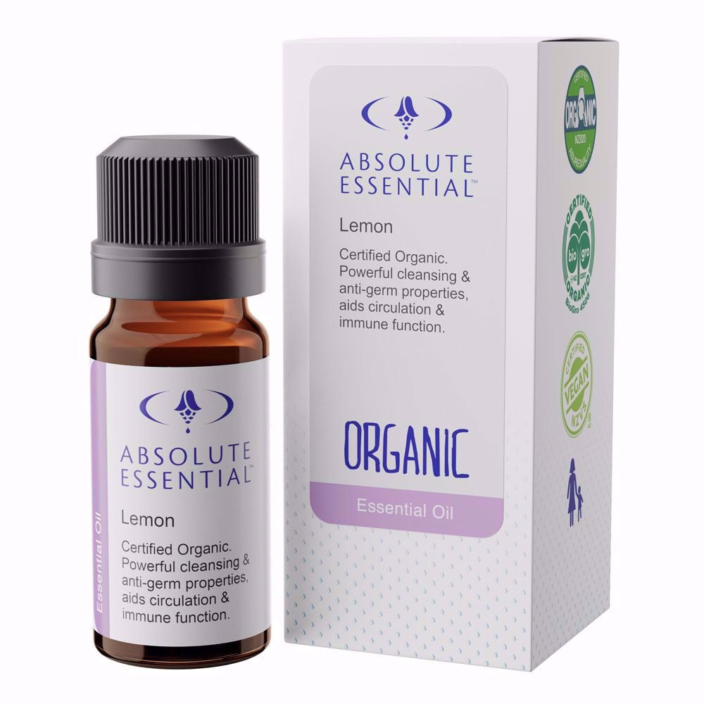 Absolute Essential Certified Organic Lemon Essential Oil