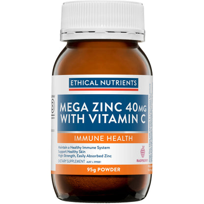Ethical Nutrients Mega Zinc with Vitamin C Powder