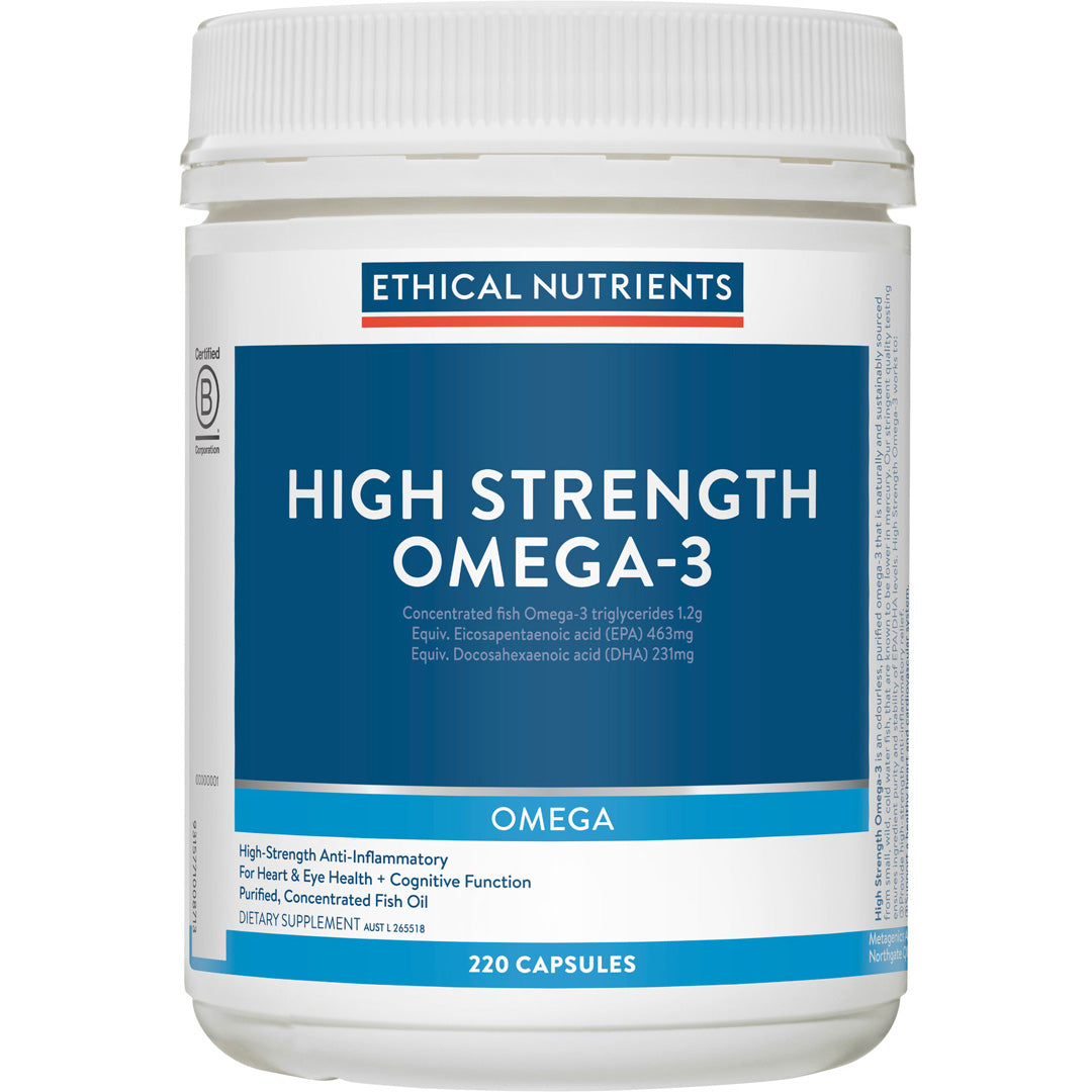 Ethical Nutrients High Strength Omega-3 Capsules