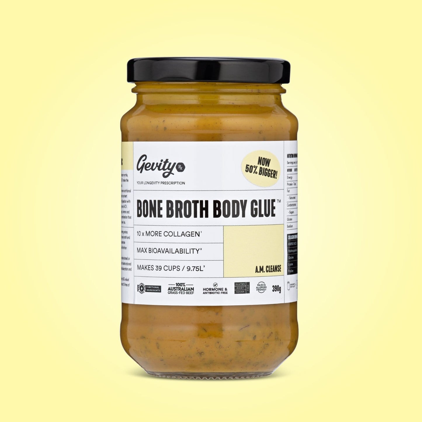 Gevity Rx Bone Broth Body Glue A.M. Cleanse