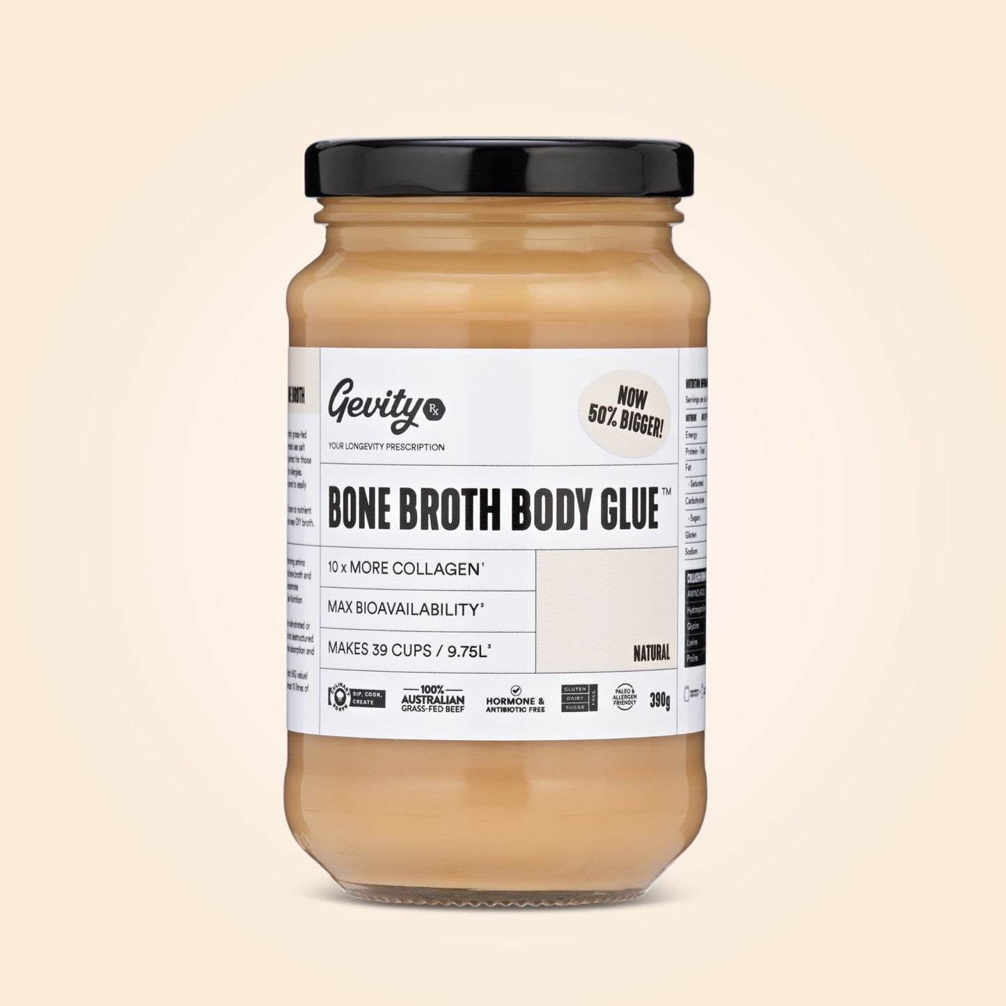 Gevity Rx Bone Broth Body Glue Natural