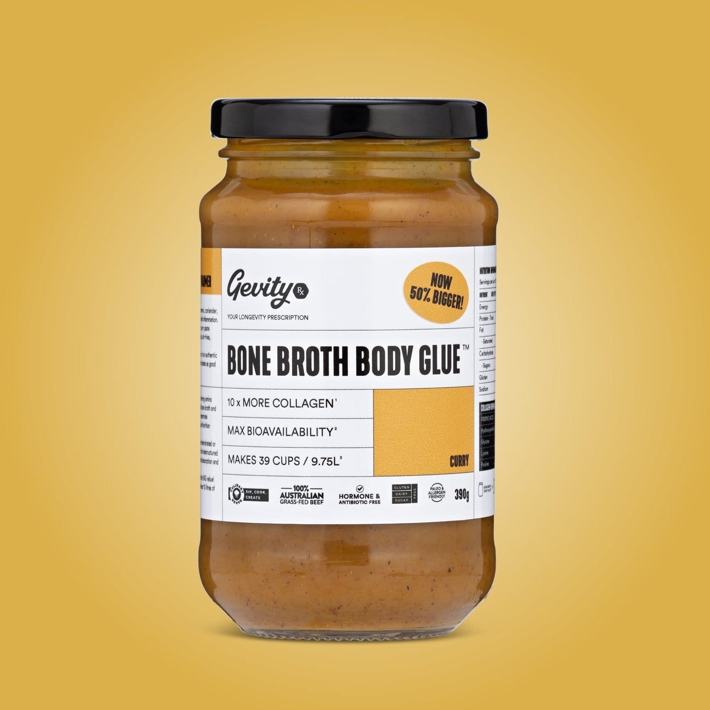 Gevity Rx Bone Broth Body Glue Curry