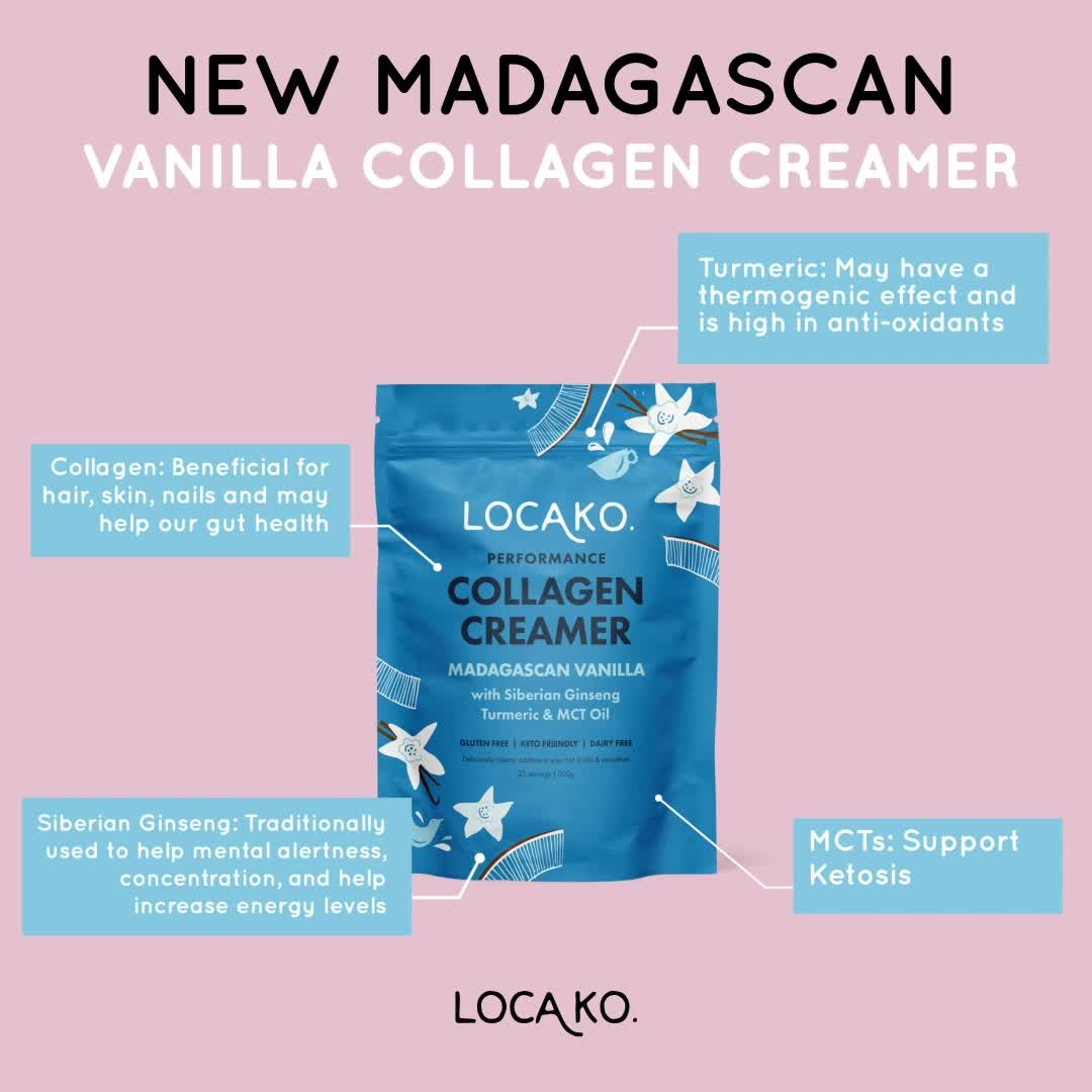 Locako Collagen Creamer Performance Madagascan Vanilla