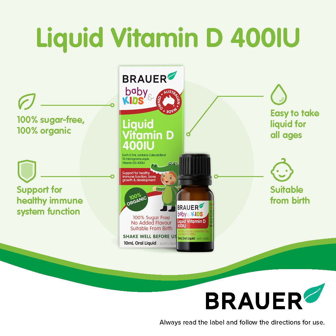 Brauer Baby & Kids Liquid Vitamin D 400IU