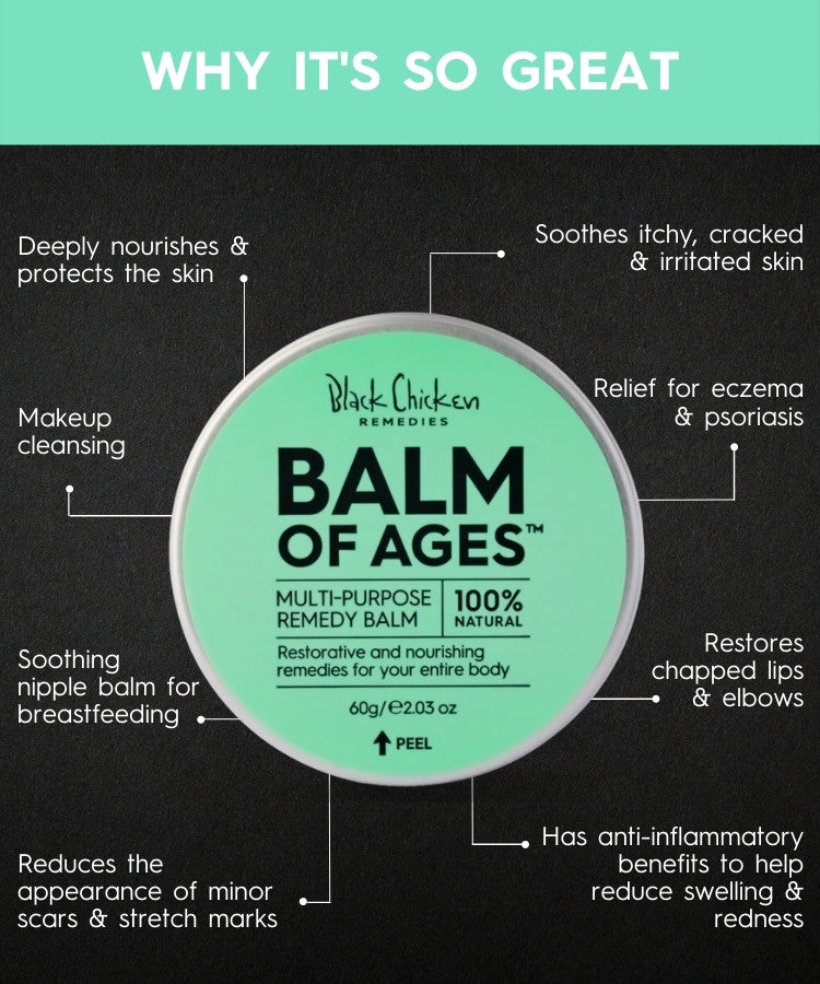 Black Chicken Remedies Balm of Ages Organic Body Balm