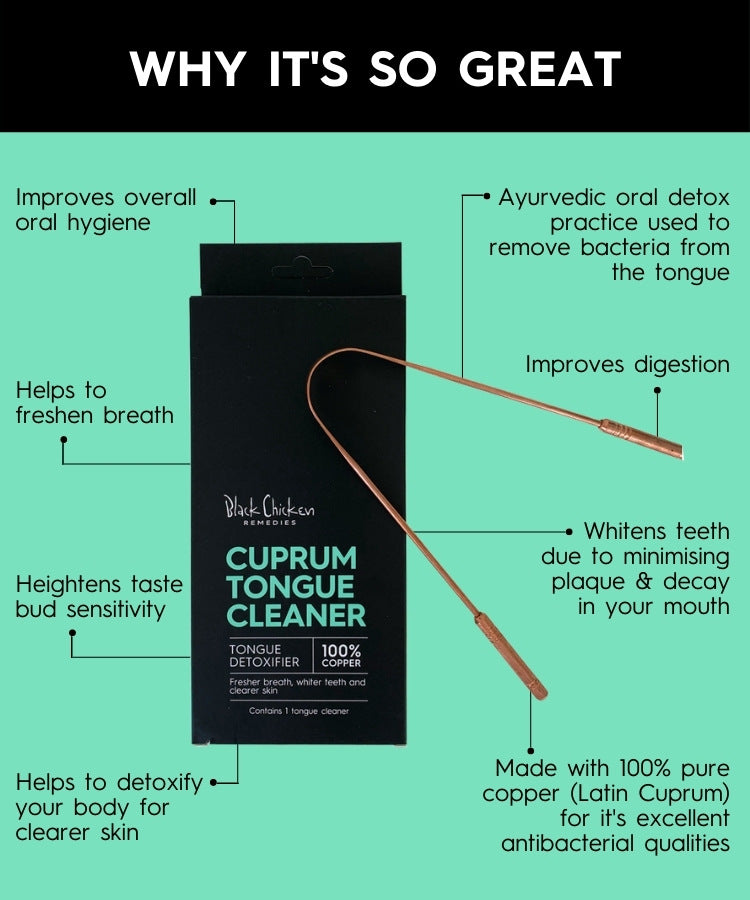 Black Chicken Remedies Cuprum Tongue Cleaner