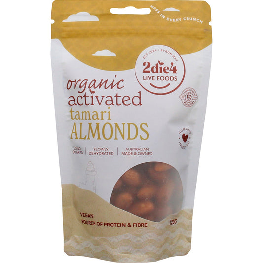 2Die4 Live Foods Activated Organic Tamari Almonds