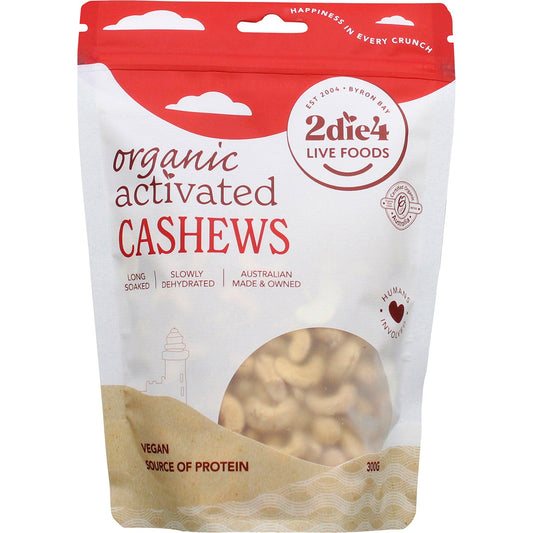 2Die4 Live Foods Activated Organic Cashews