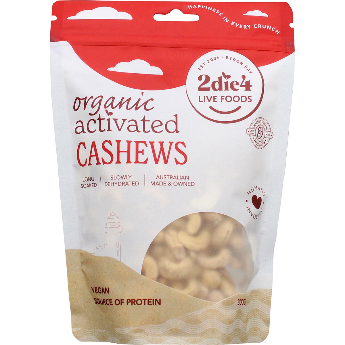 2Die4 Live Foods Activated Organic Cashews