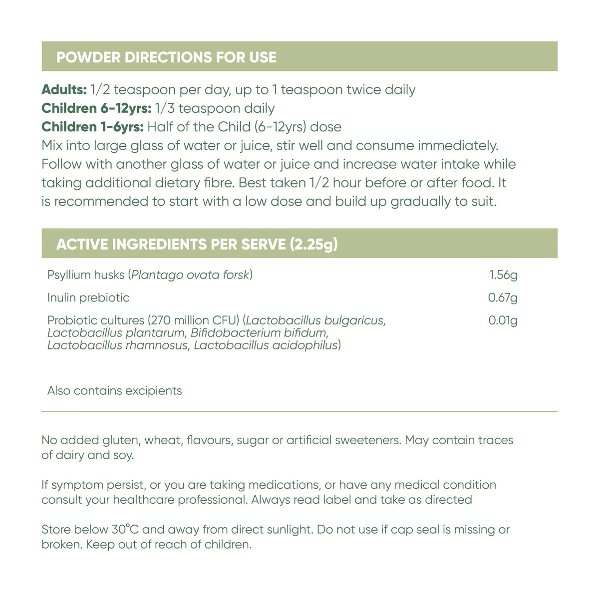 Lifestream Fibre Biotics Powder