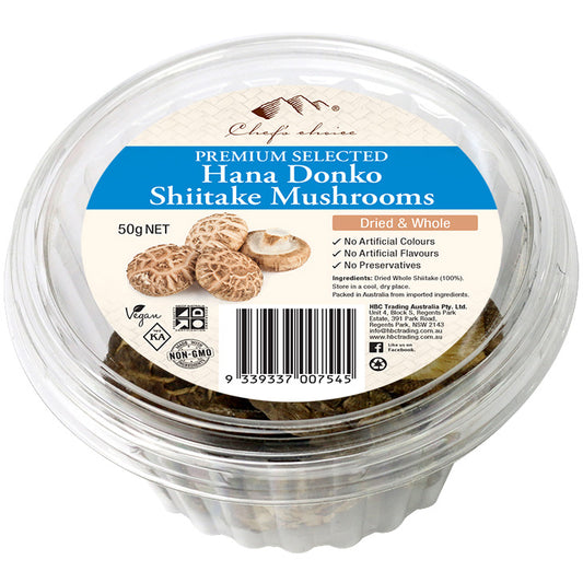 Chef's Choice Premium Selected Hana Donko Shiitake Mushrooms