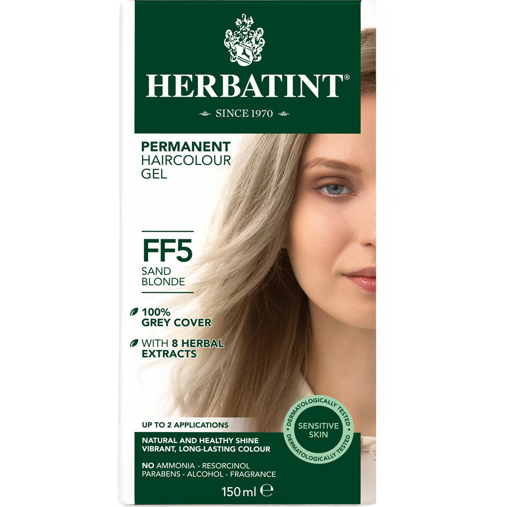 Herbatint Permanent Hair Colour Gel Flash Fashion Tones - FF5 (Sand Blonde)