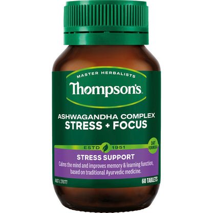 Thompson's Ashwagandha Complex Stress + Focus