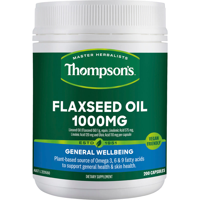Thompson's Flaxseed Oil 1000mg