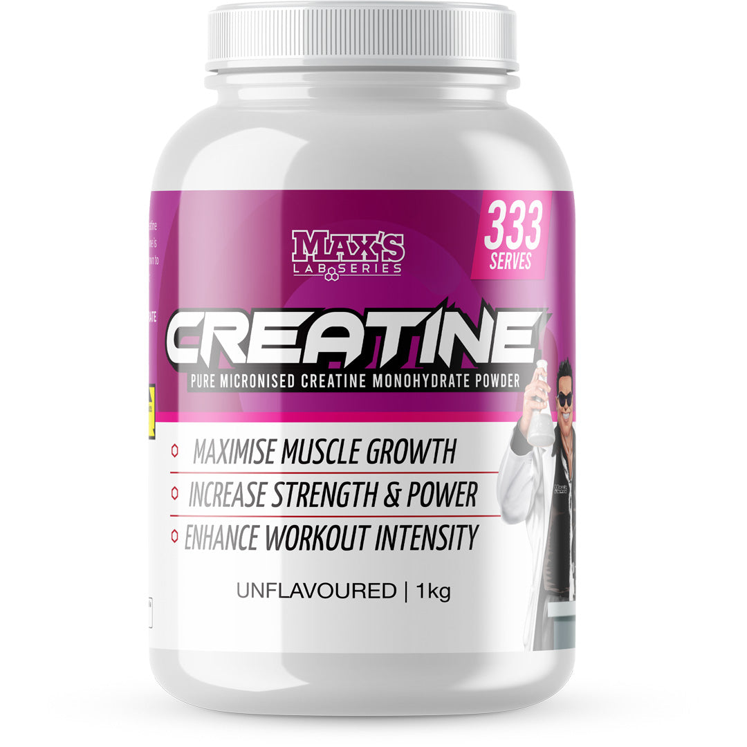 Max's Pure Micronised Creatine Monohydrate Powder