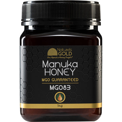 Nature's Gold 100% Raw Australian Manuka Honey MGO 83