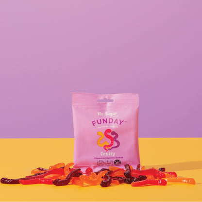 Funday Natural Sweets Fruity Flavoured Gummy Snakes