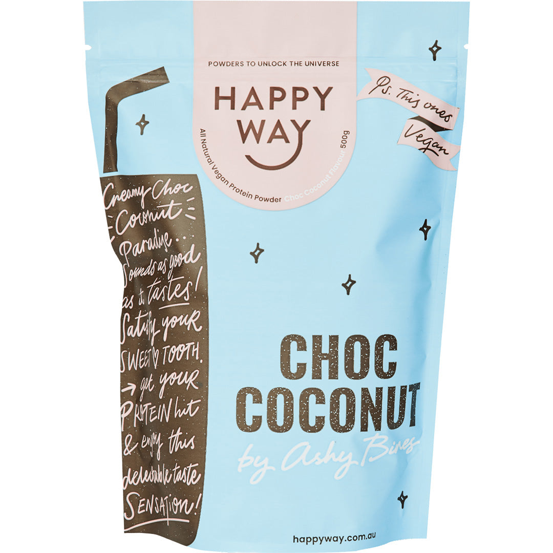 Happy Way Ashy Bines Vegan Protein Powder