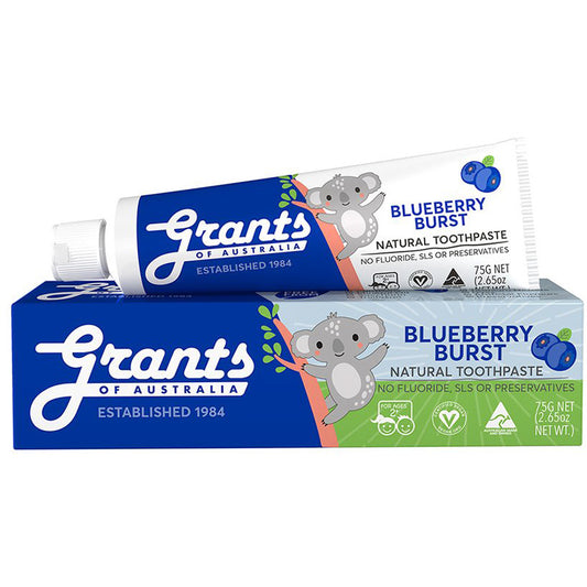Grants Kids Natural Toothpaste Blueberry Burst