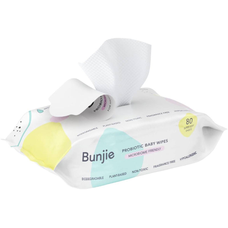 Bunjie Probiotic Baby Wipes