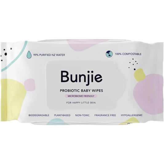 Bunjie Probiotic Baby Wipes