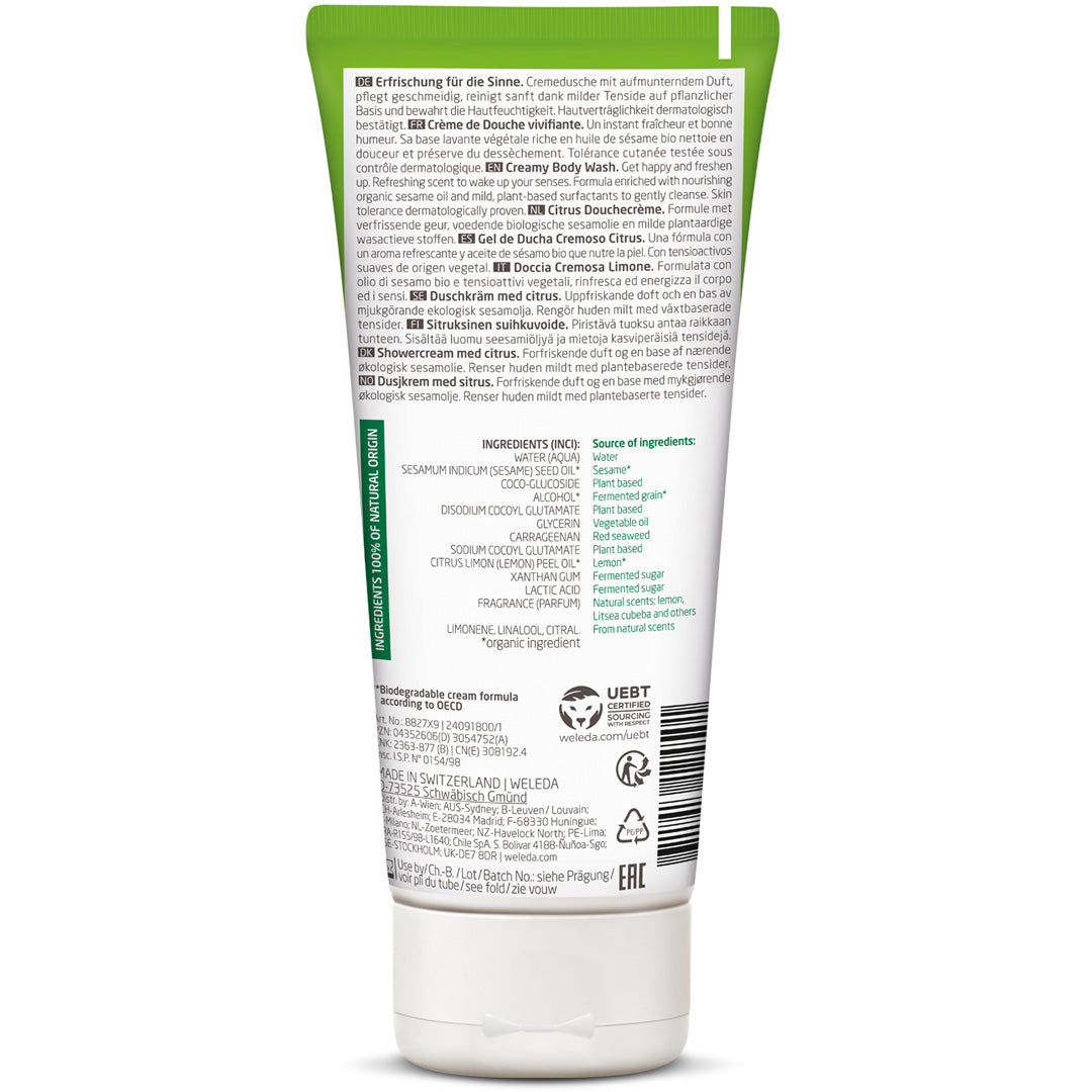 Weleda Citrus Creamy Body Wash