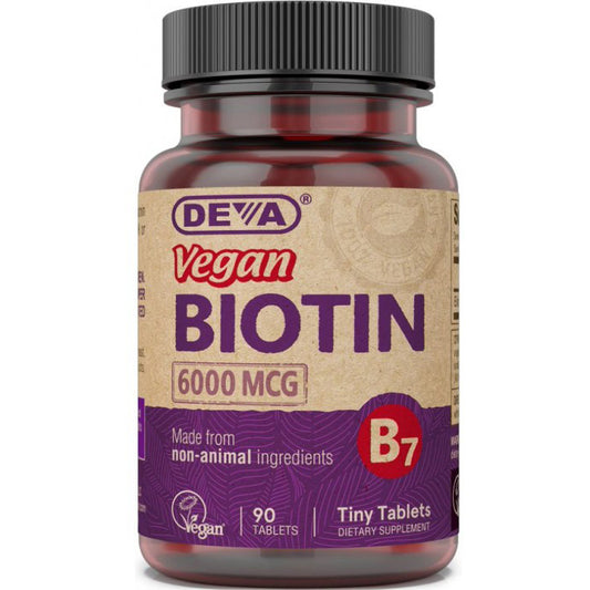 Deva Vegan Biotin 6000mcg