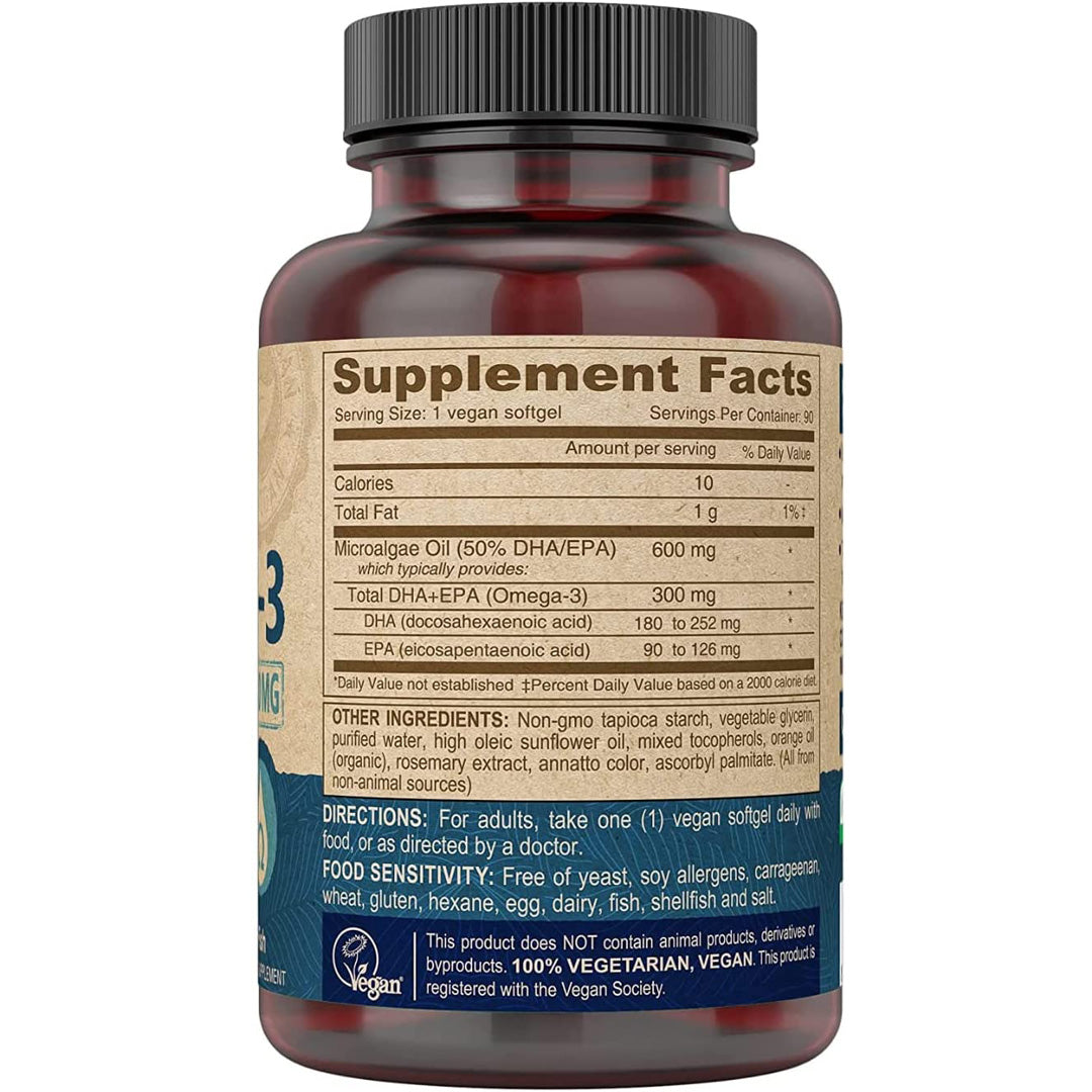 Deva Vegan Omega-3 DHA-EPA 300mg