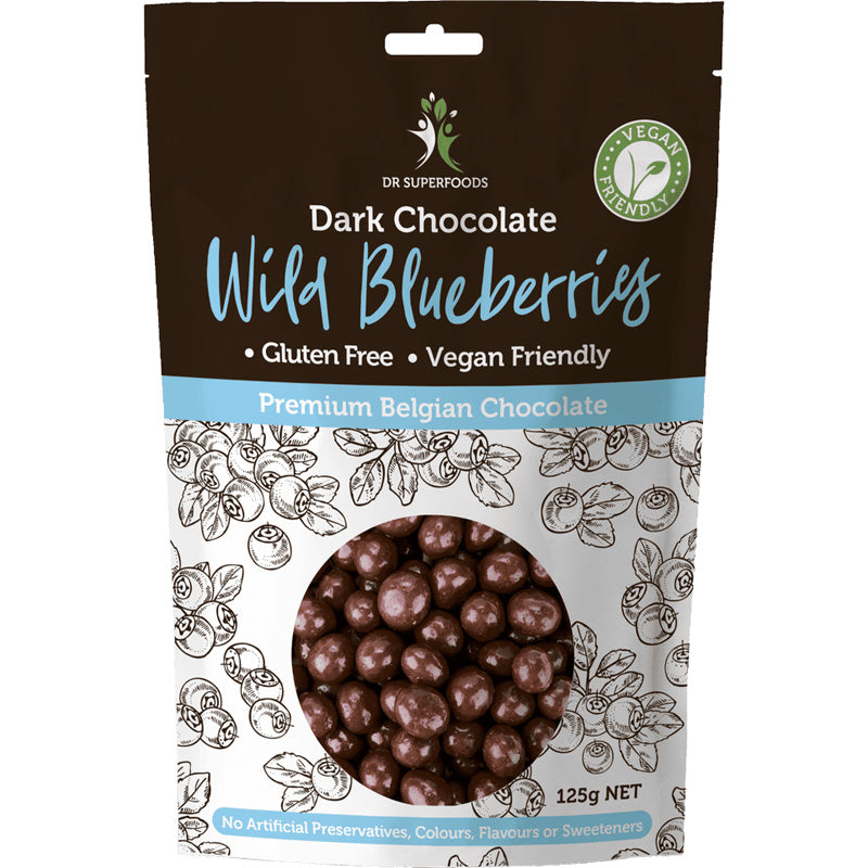 Dr Superfoods Dark Chocolate Wild Blueberries