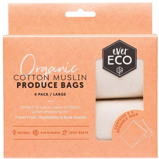 Ever Eco Organic Cotton Muslin Produce Bags