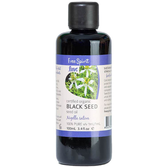 Free Spirit Love Certified Organic Black Cumin Seed Oil