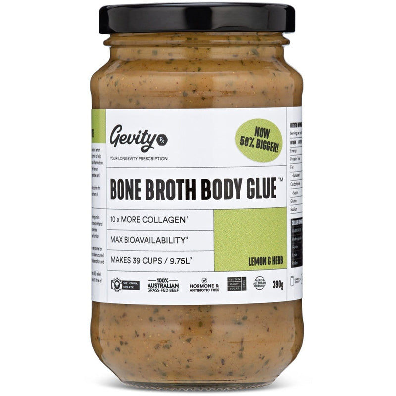 Gevity Rx Bone Broth Body Glue Lemon & Herb
