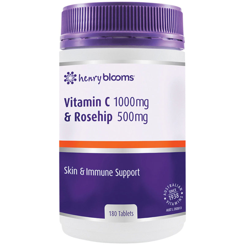 Henry Blooms Vitamin C 1000 & Rosehip 500