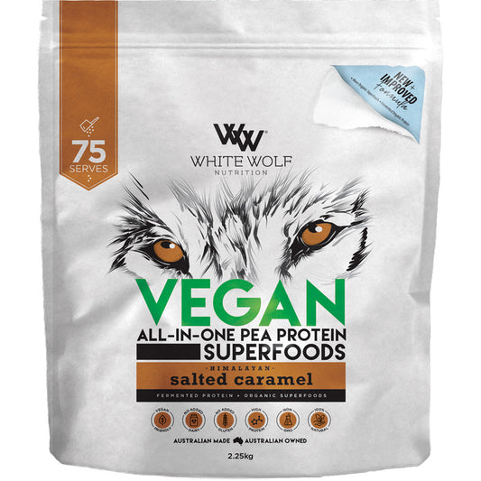 White Wolf Vegan All-In-One Superfood Pea Protein Blend