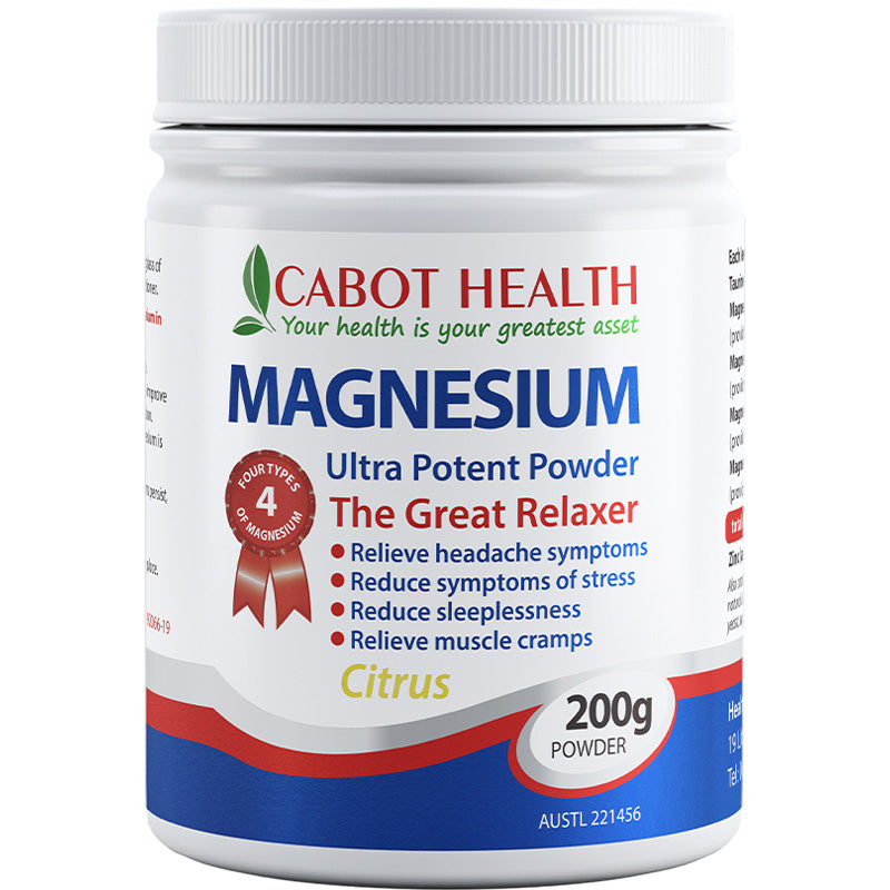 Cabot Health Magnesium Ultra Potent Powder