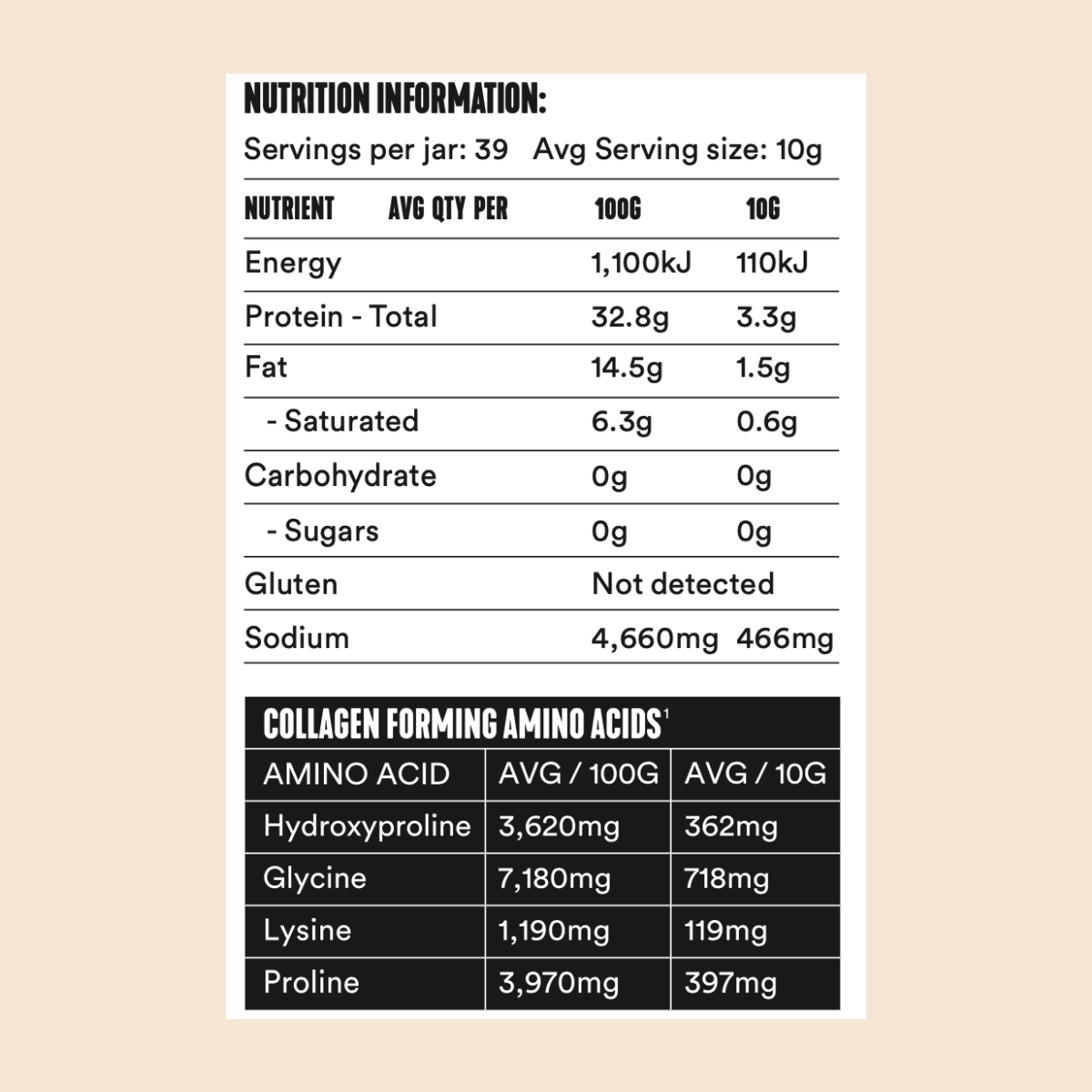 Gevity Rx Bone Broth Body Glue Natural