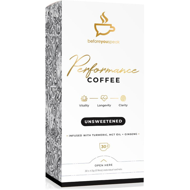 Before You Speak Performance Coffee