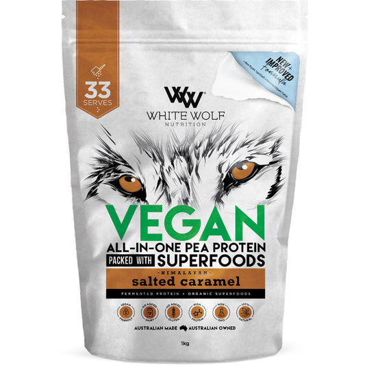 White Wolf Vegan All-In-One Superfood Pea Protein Blend