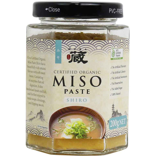 Kura Certified Organic Miso Paste Shiro
