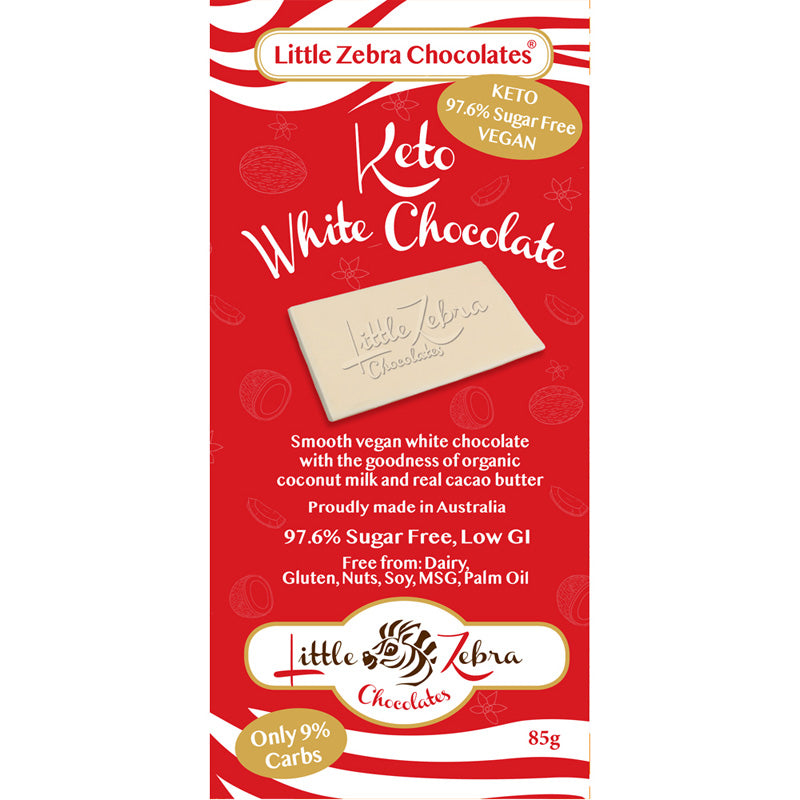 Little Zebra Chocolates Keto White Chocolate Crunch