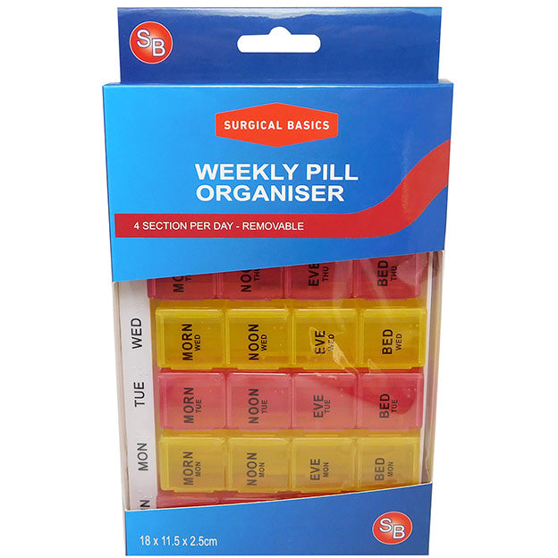 Surgical Basics Weekly Pill Organiser