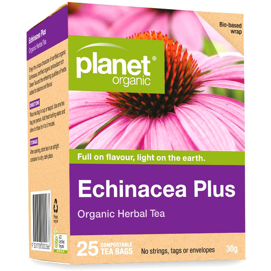 Planet Organic Echinacea Plus Organic Herbal Tea